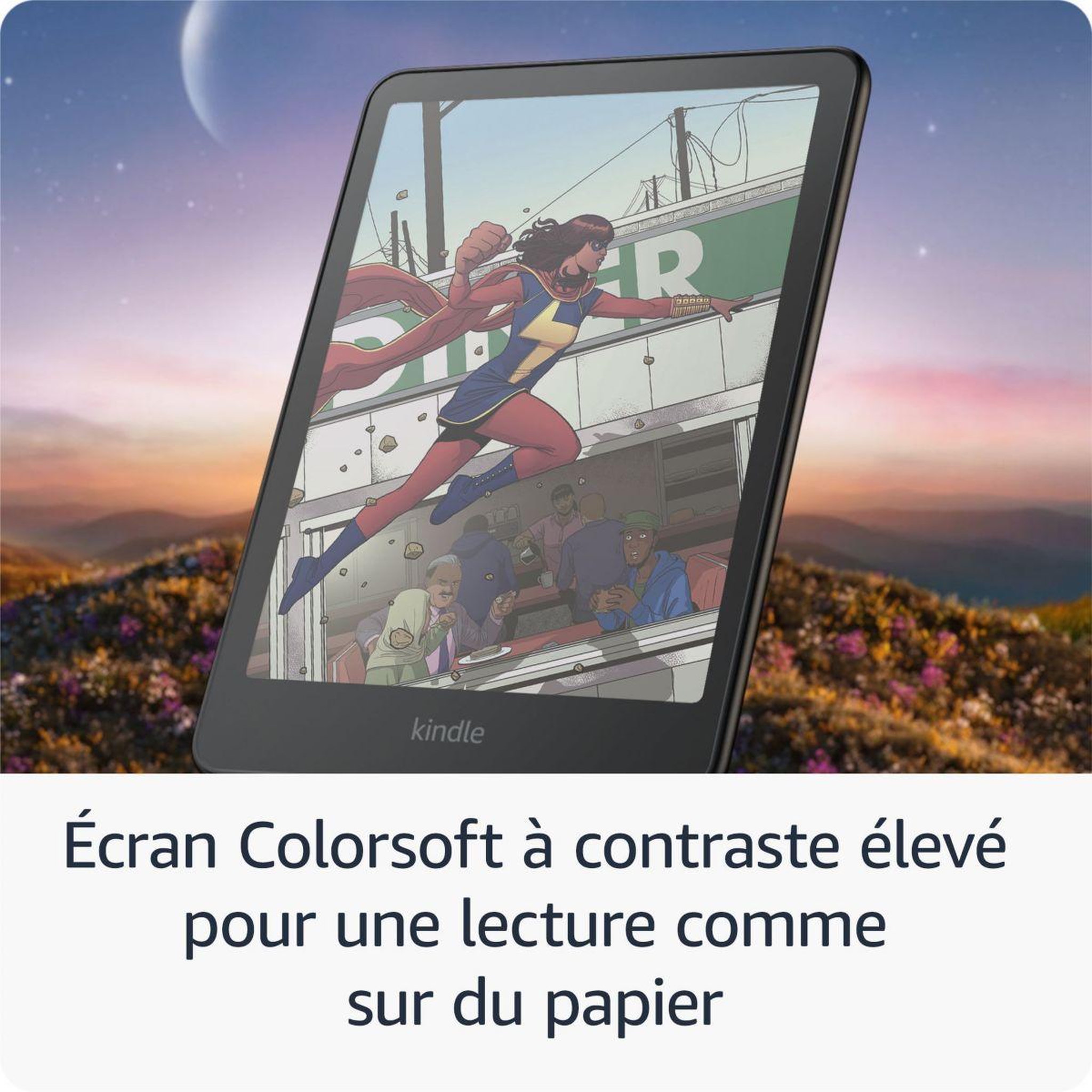 Voir la diapositive 4 : AMAZON Liseuse ebook kindle colorsoft - noire 16go
