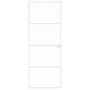 Voir la diapositive 3 : VIDAXL Porte d'interieur Blanc 76x201,5 cm Trempe verre aluminium fin