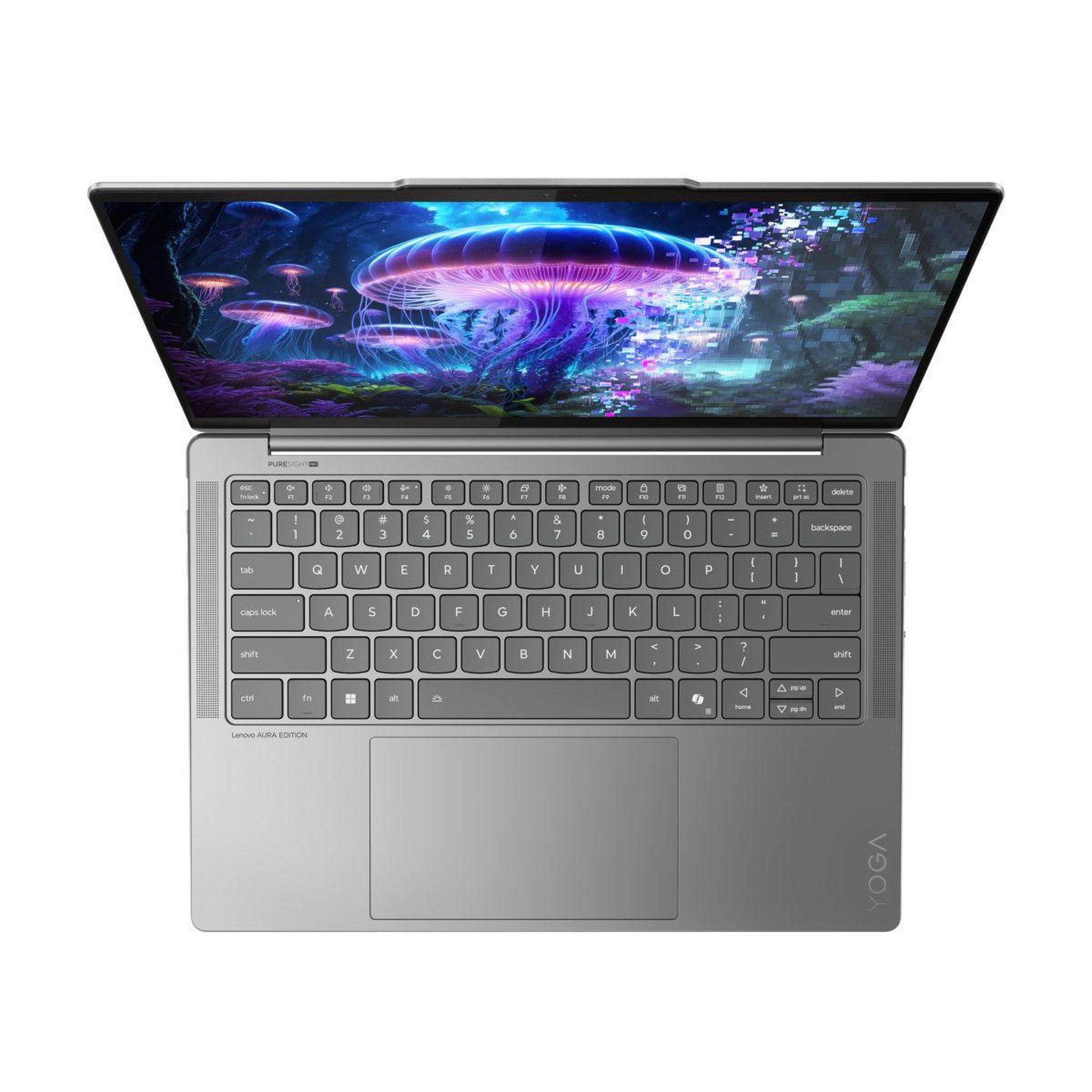 Voir la diapositive 4 : Lenovo Ordinateur portable Yoga Slim 7 14ILL10 U5 Aura OLED Copilot+PC