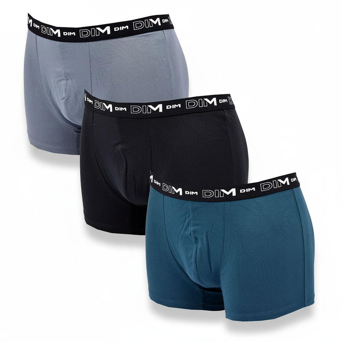 DIM Lot de 3 boxers DIM en coton stretch