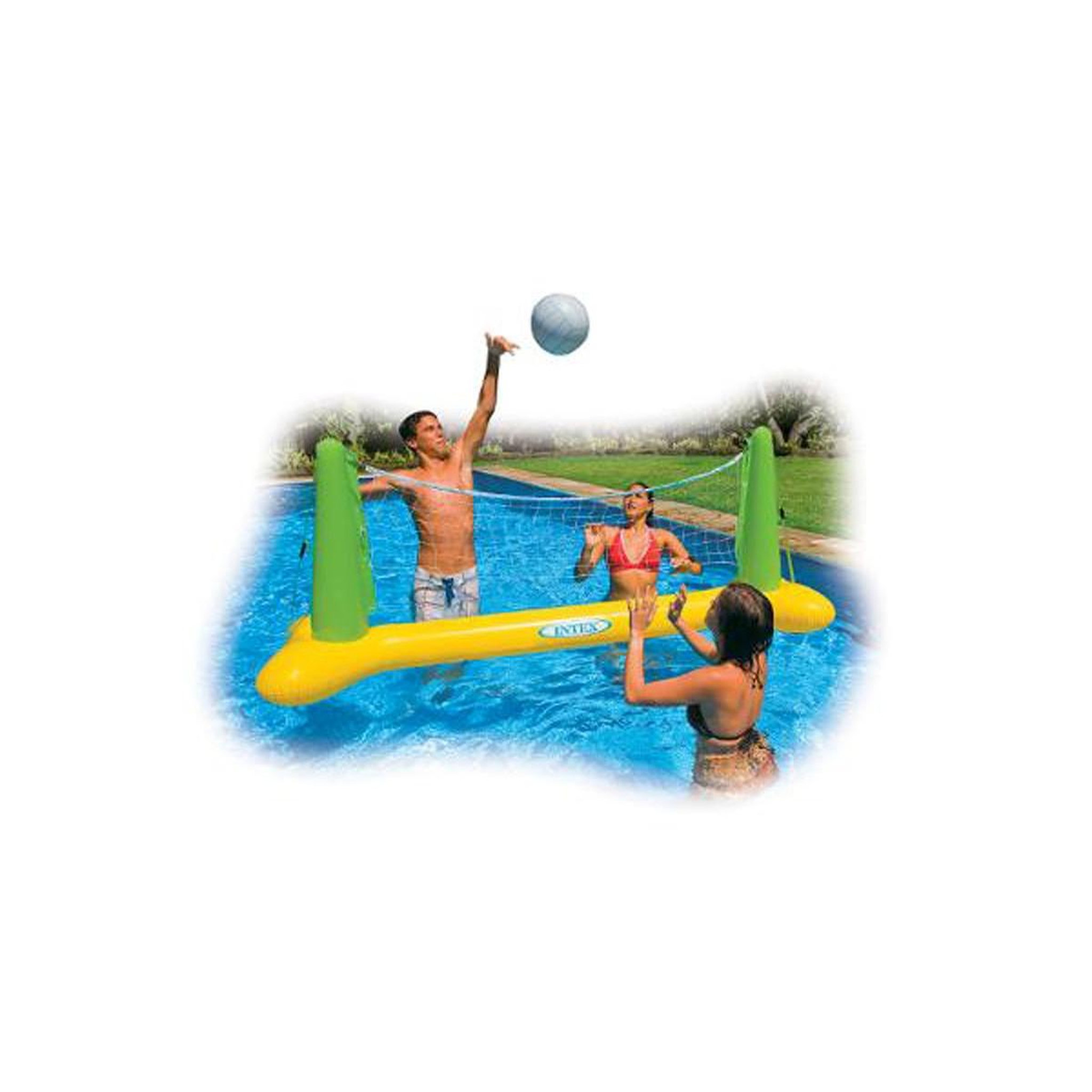 Voir la diapositive 3 : INTEX Jeu Flottant Géant  Volley  239cm Multicolore