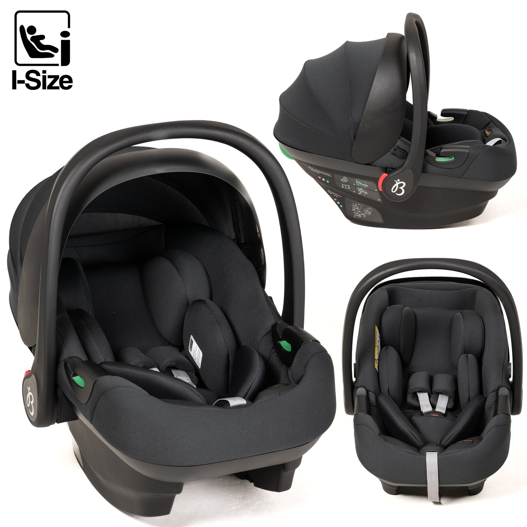 BEBELISSIMO Siège auto bébé - Cosy CRIOS I-size  - groupe 0+ - de 0 à 21kg - de 40 à 87cm - noir