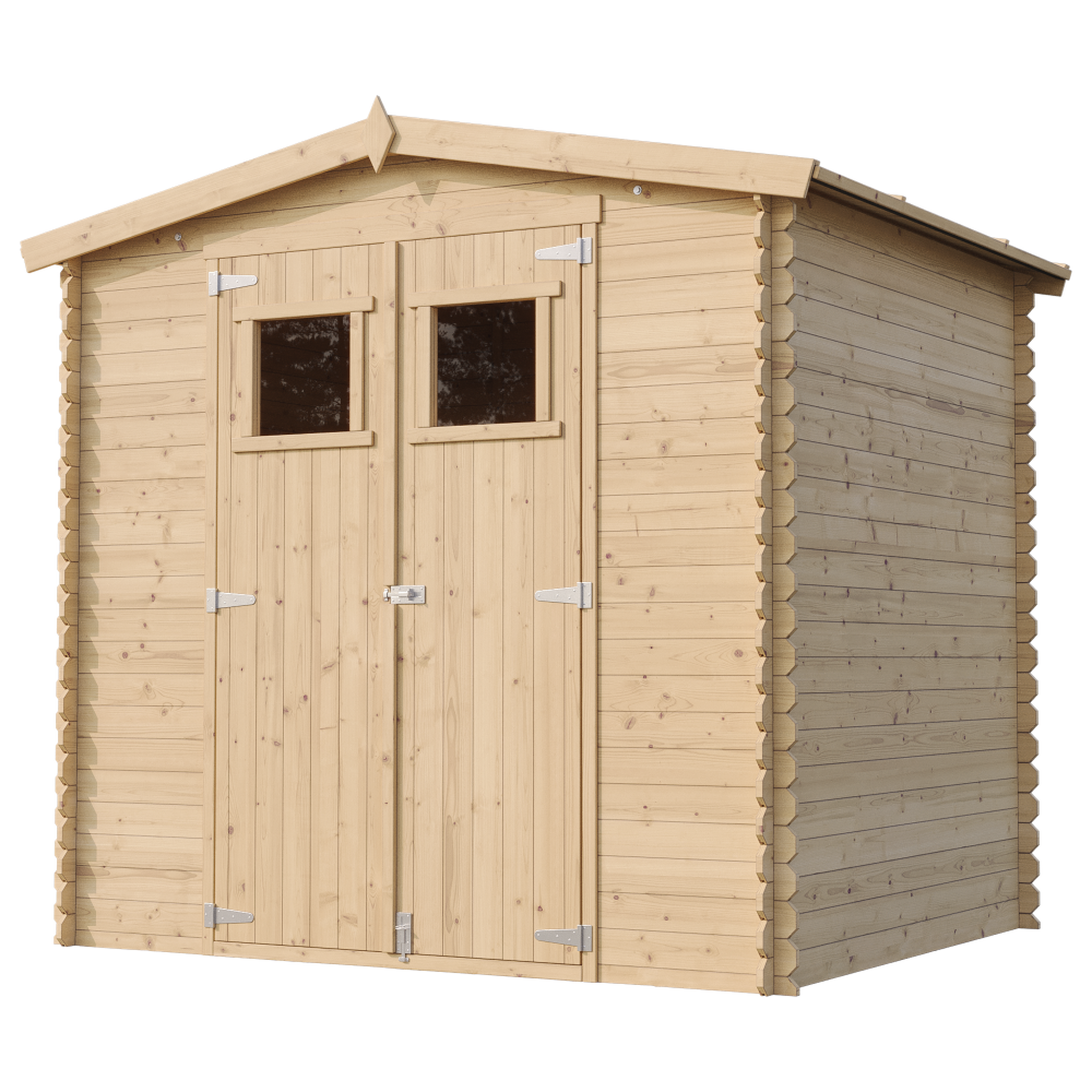 Voir la diapositive 3 : TIMBELA Abri de Jardin en Bois 4.33 m² Cabanon Jardin Exterieur à Outils et Velo avec Fenêtres M369
