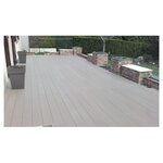 GREEN OUTSIDE Pack terrasse composite Extra Protect coloris grège. Coloris disponibles : Beige
