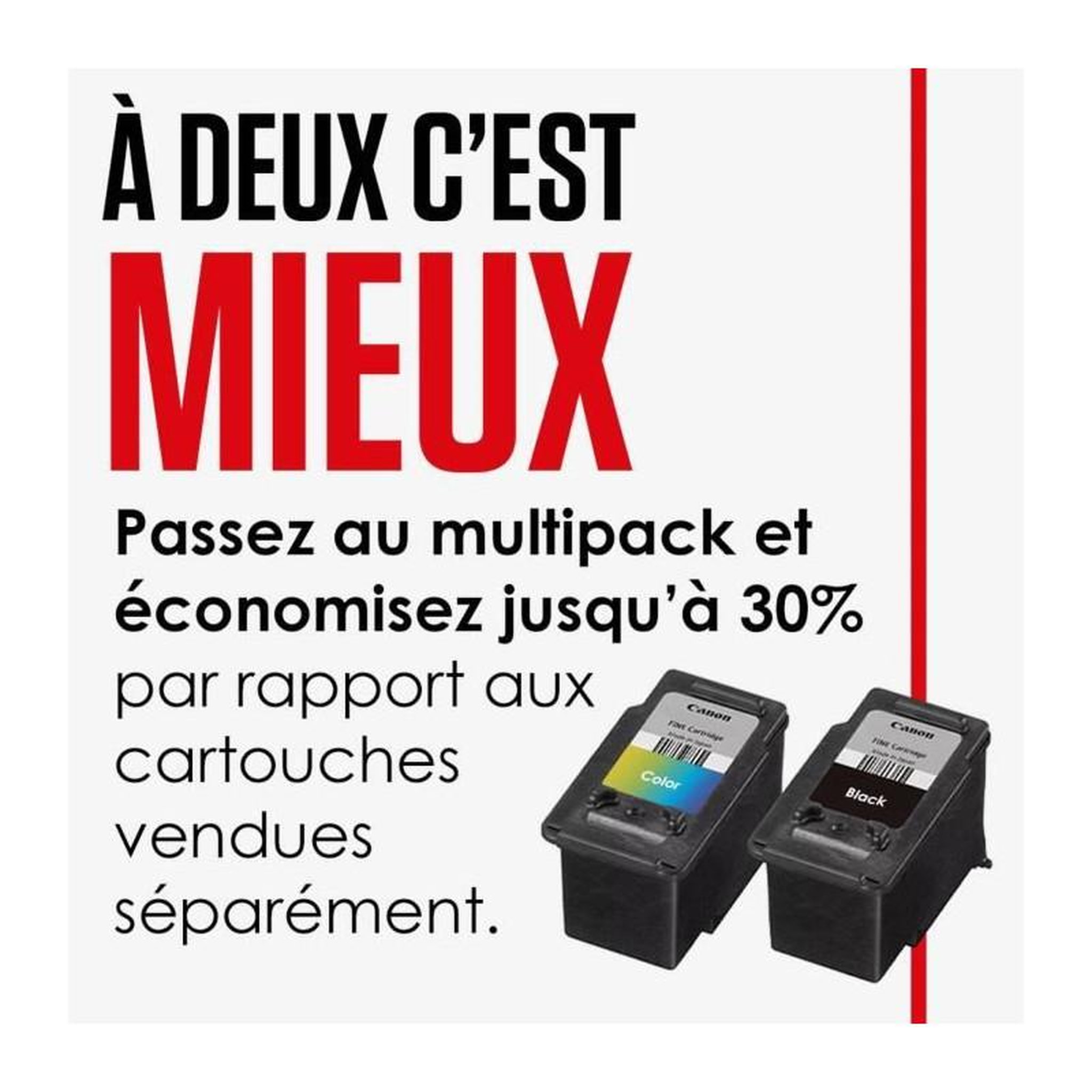Voir la diapositive 4 : Canon Canon Cartouche d'encre CL-541 XL grande capacité Couleur, emballage carton (CL541XL)