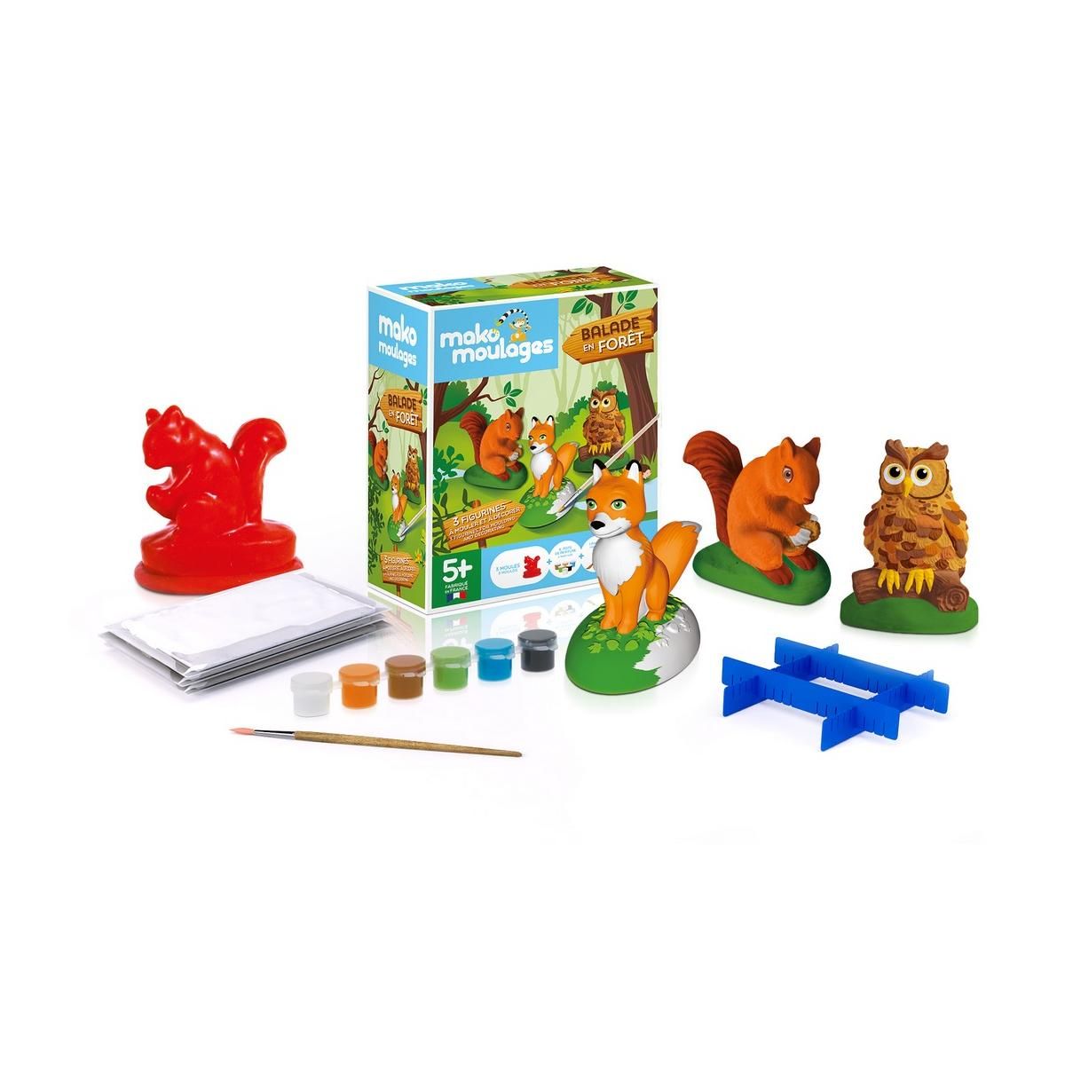 Mako Creations Mako moulage Balade en foret 3 moules