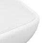 VIDAXL Lavabo de luxe rectangulaire Blanc mat 71x38 cm Ceramique