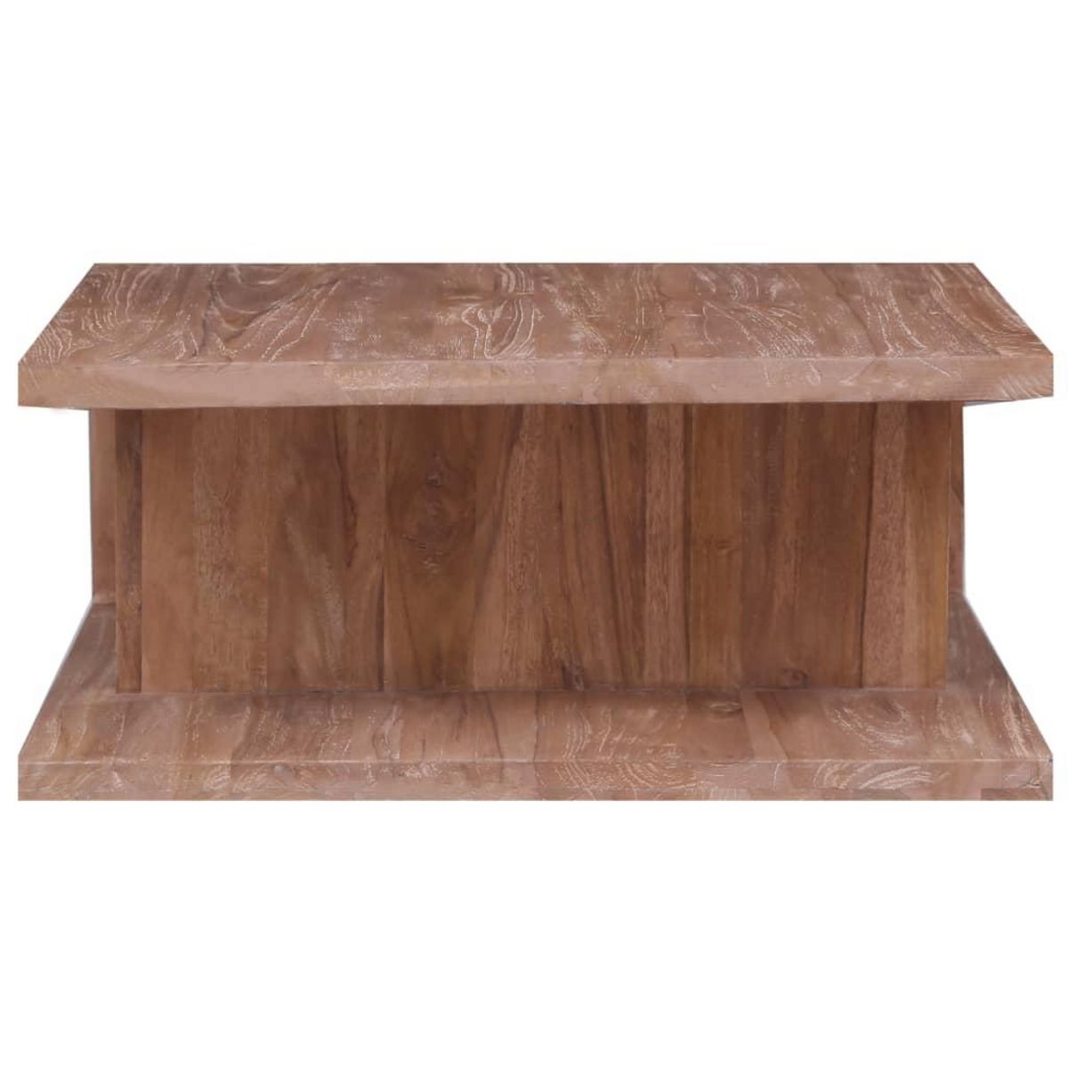 VIDAXL Table basse 70x70x30 cm Bois de teck massif