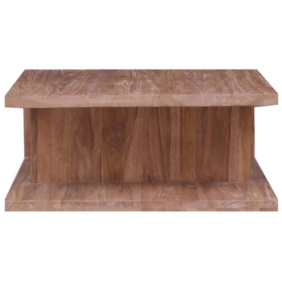 VIDAXL Table basse 70x70x30 cm Bois de teck massif