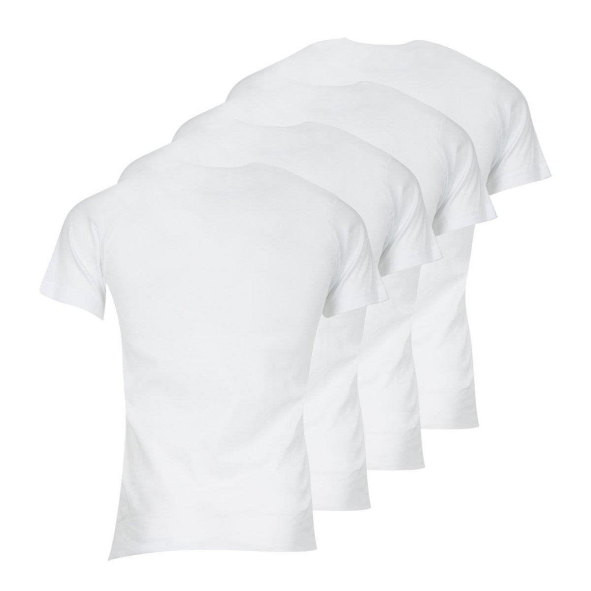 Athena Lot de 4 tee-shirts col V homme Coton Bio