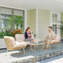 Voir la diapositive 6 : OUTSUNNY Salon de jardin design 4 places grand confort épais coussins