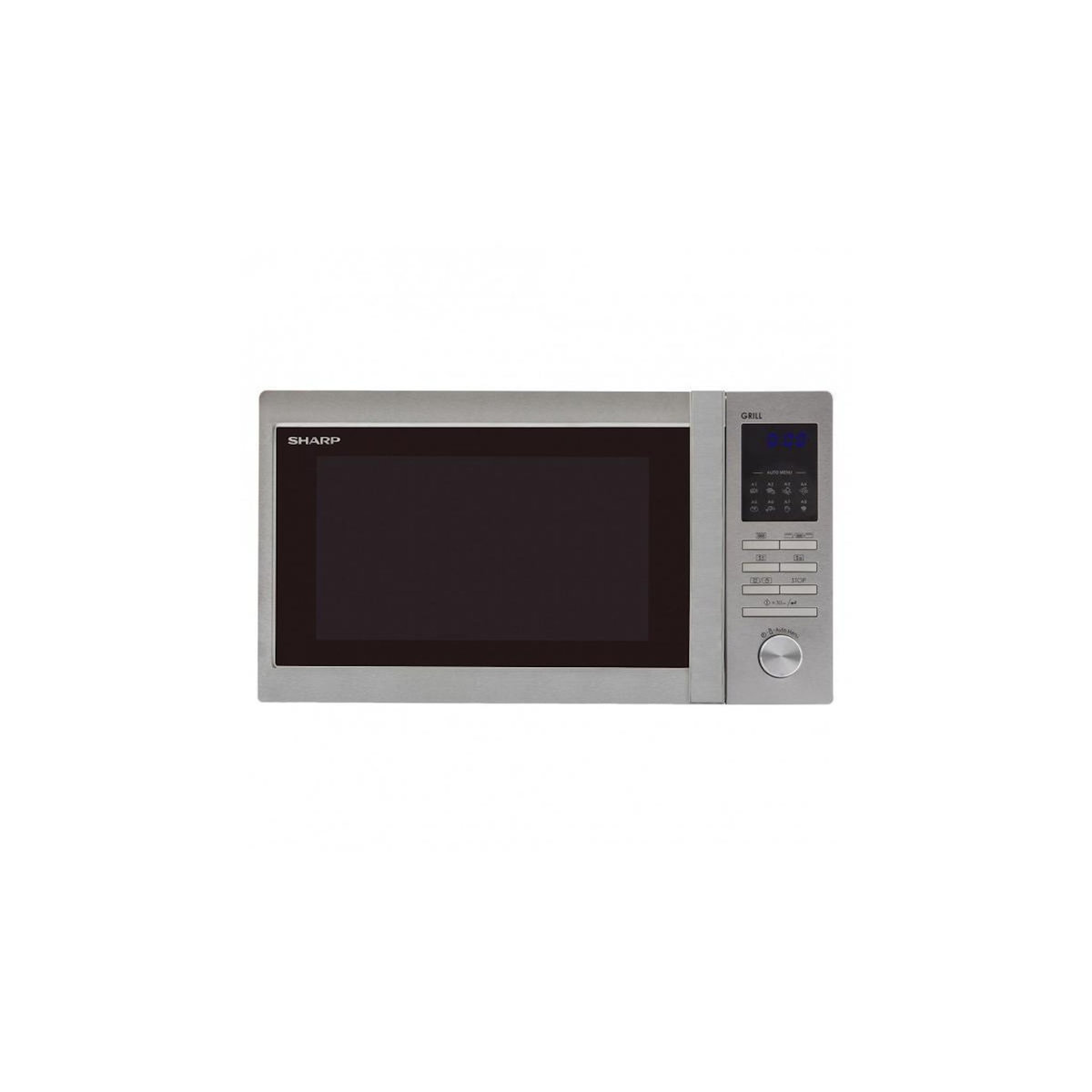 Sharp Micro-ondes à surface plane Sharp R722STWE uniquement 25 L 900 W en acier inoxydable
