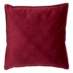 ATMOSPHERA Coussin Déco Uni  Lilou  55x55cm Rouge Grenat