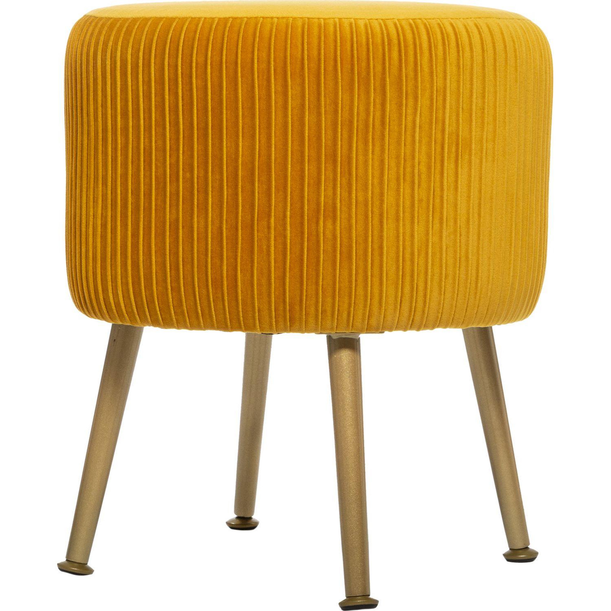 Voir la diapositive 2 : TOILINUX 2 Tabourets design velours Contempo Solaro
