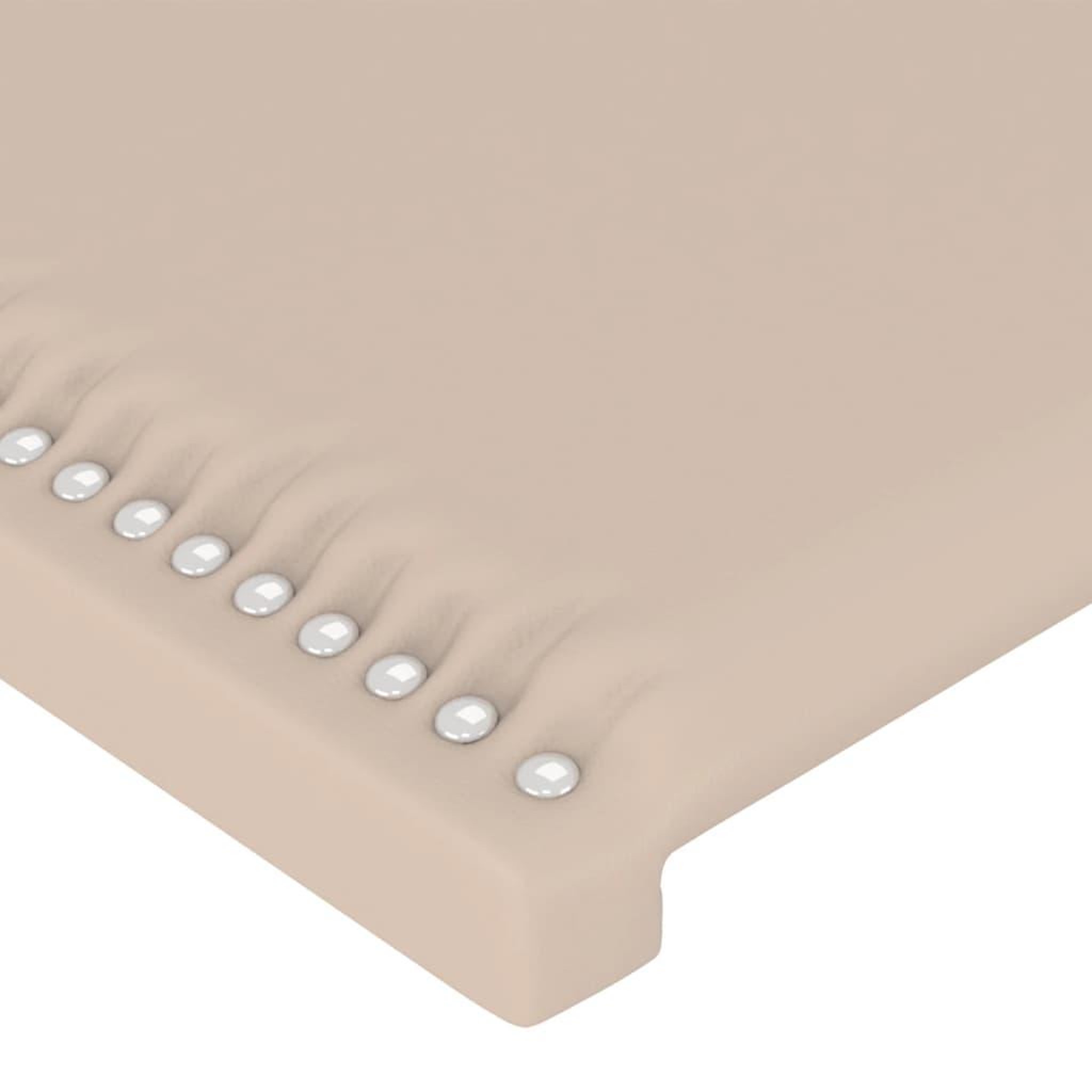 Voir la diapositive 5 : VIDAXL Tete de lit a LED Cappuccino 144x5x118/128 cm Similicuir