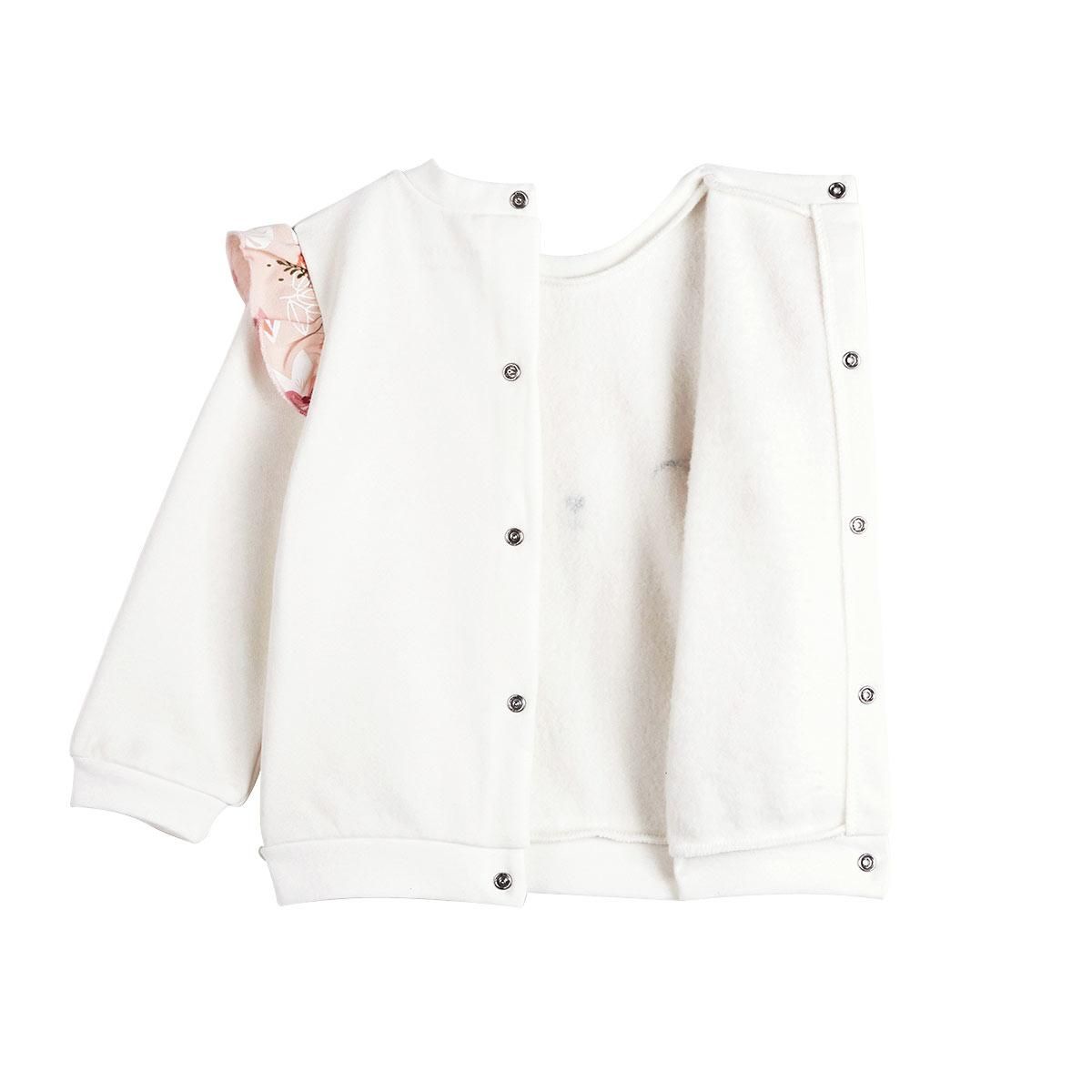 Petit Béguin Sweat-shirt bébé en molleton Kalaoupe