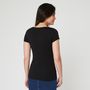 Voir la diapositive 2 : INEXTENSO T-shirt manches courtes noir femme