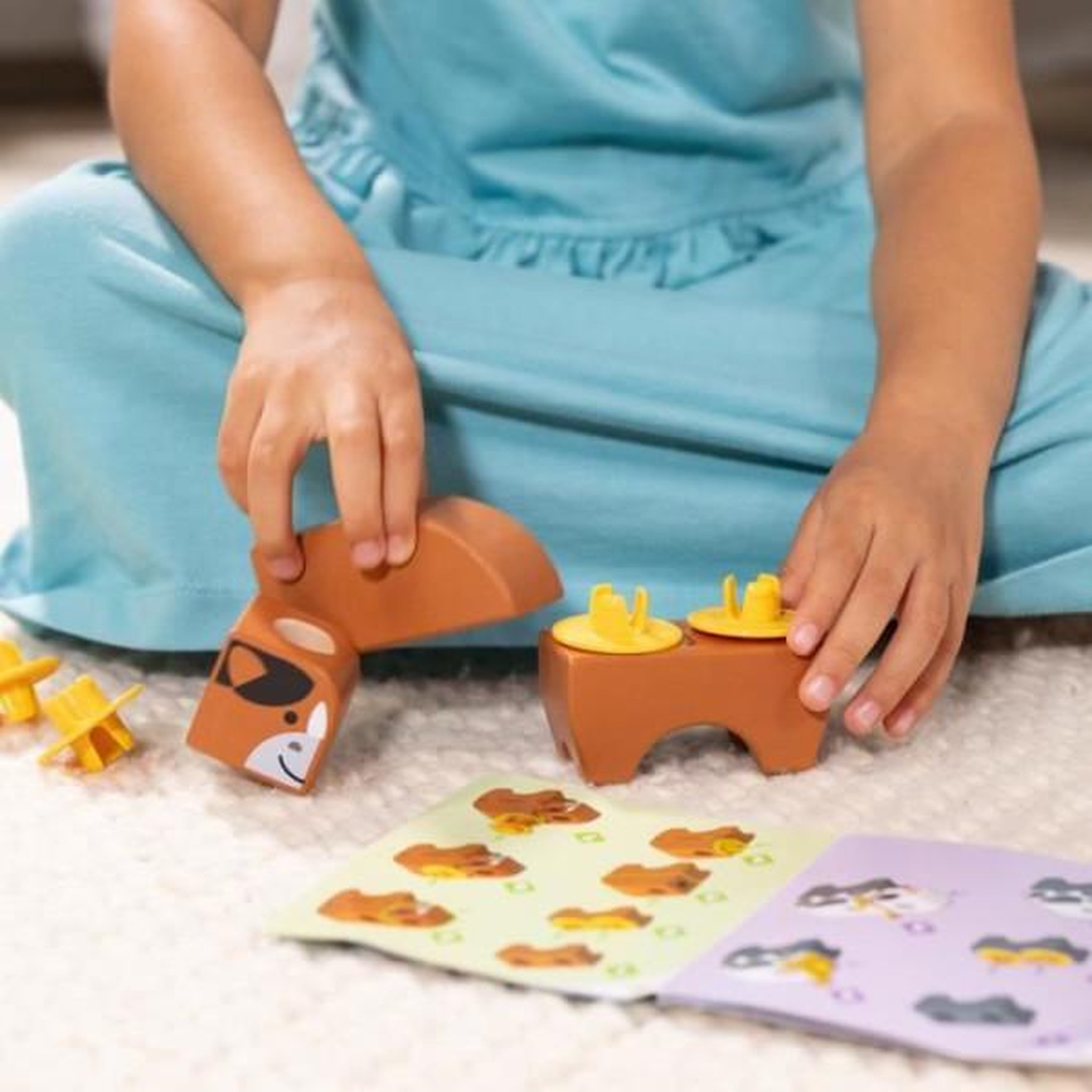Voir la diapositive 5 : MELISSA & DOUG La ferme - 56 pieces - blockables - mélissa & doug