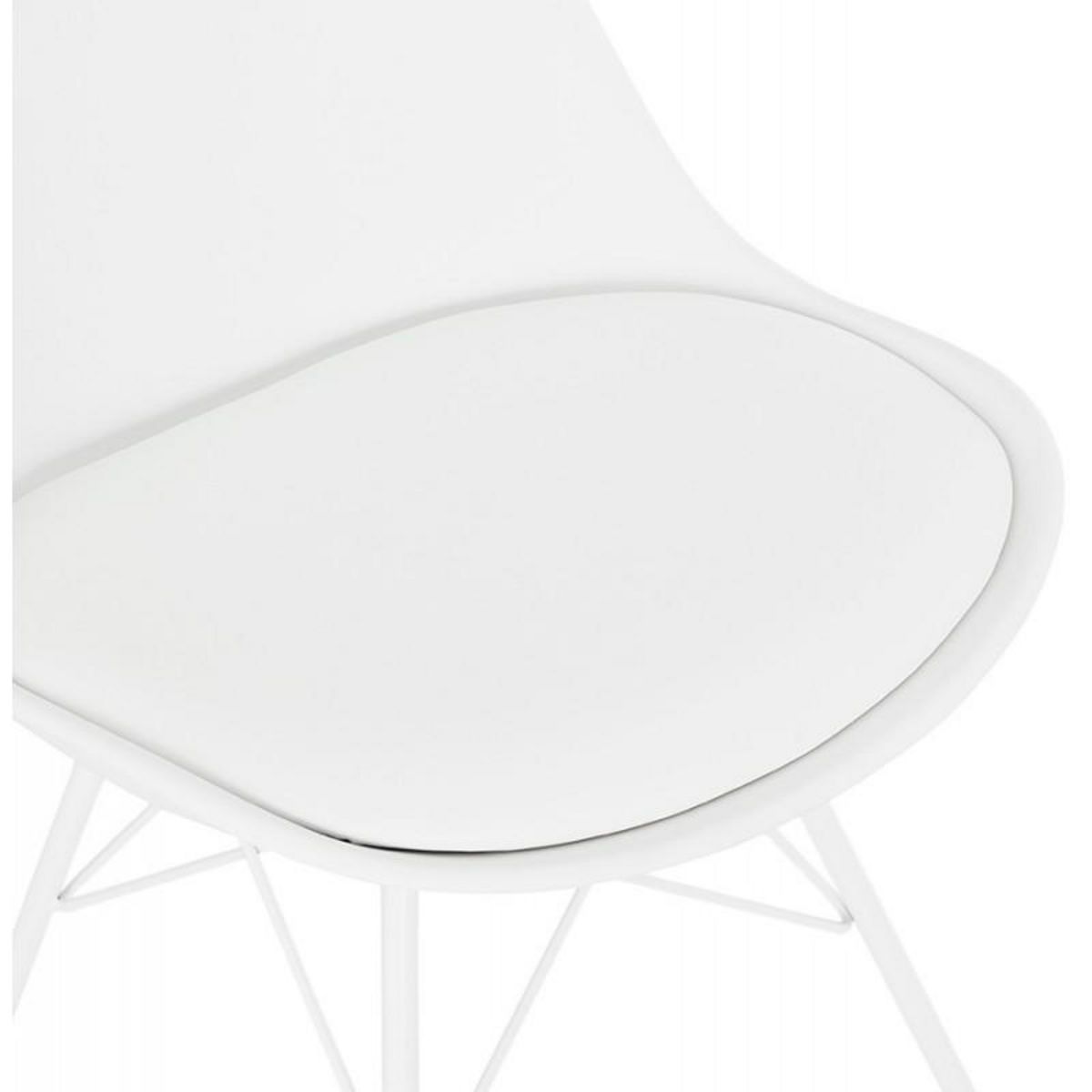 Paris Prix Chaise Design  Tripoli  83cm Blanc
