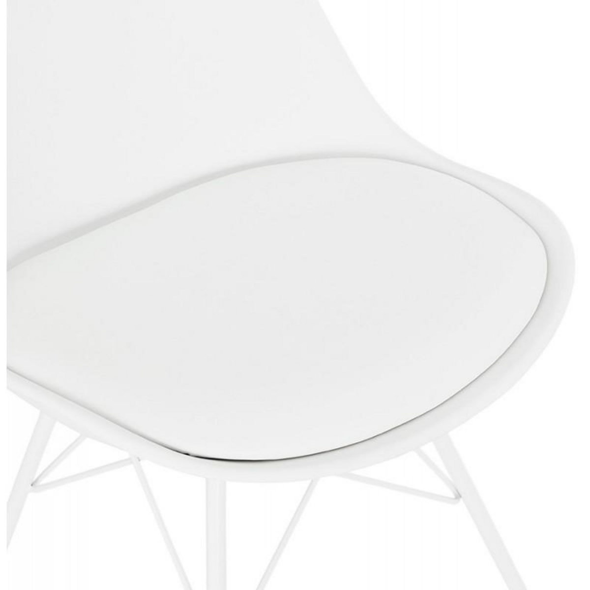 Paris Prix Chaise Design  Tripoli  83cm Blanc