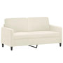 Voir la diapositive 4 : VIDAXL Ensemble de canapes 2 pcs creme velours