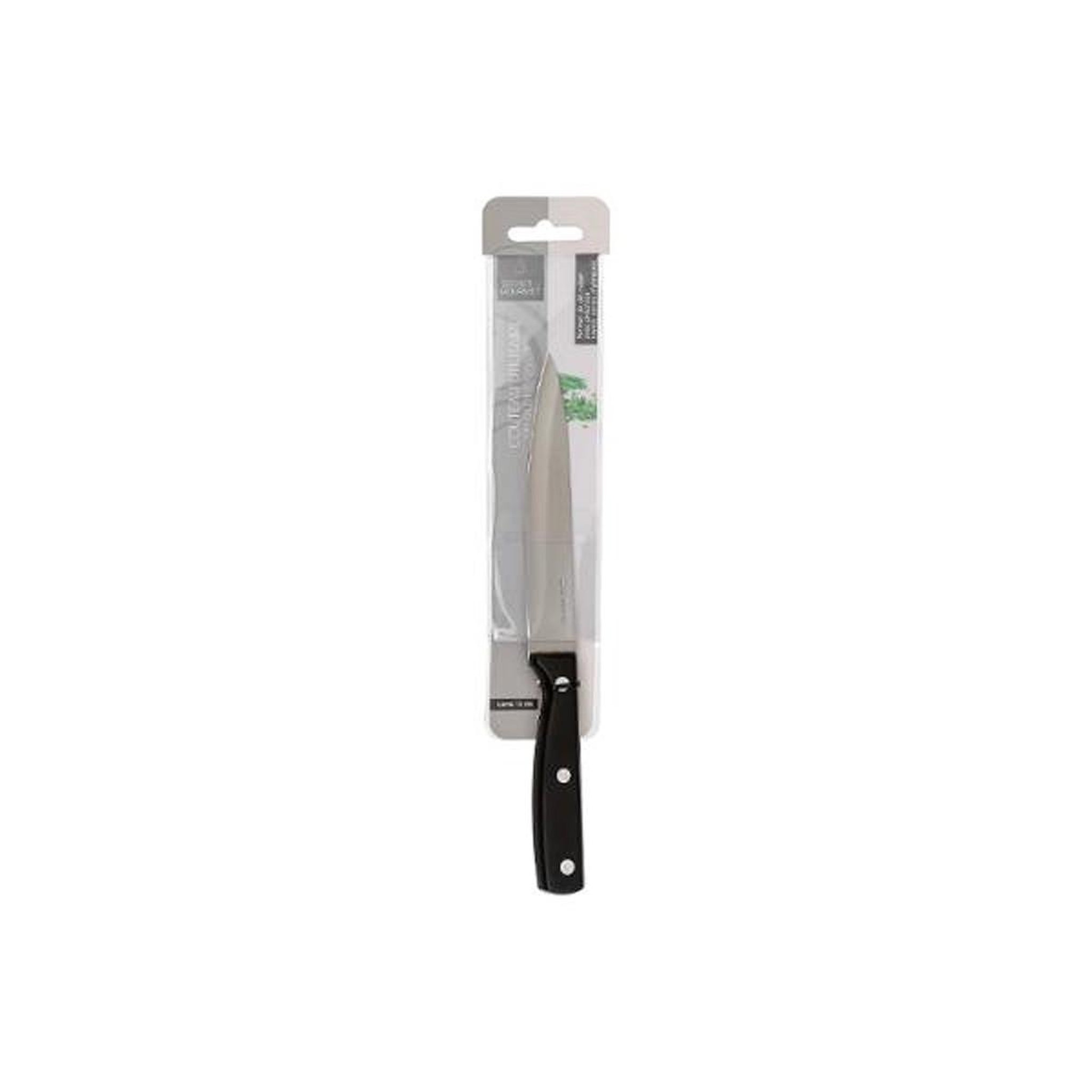Voir la diapositive 2 : B BASIC & CO Couteau Utilitaire Inox  Dice  22cm Noir