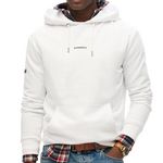 SUPERDRY Sweat à Capuche  Homme Superdry Plain Hood. Coloris disponibles : Blanc