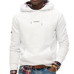 SUPERDRY Sweat à Capuche  Homme Superdry Plain Hood. Coloris disponibles : Blanc