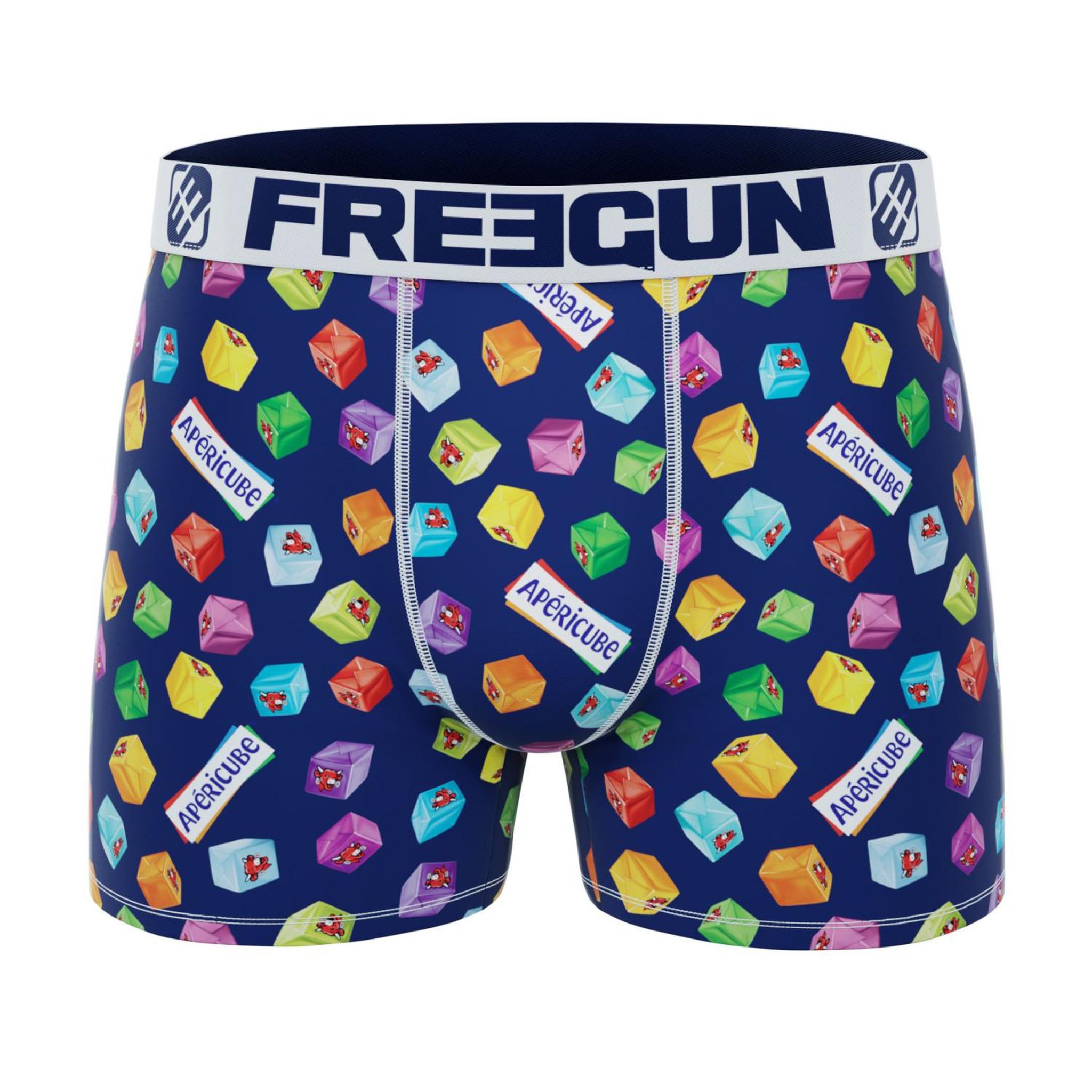 Voir la diapositive 4 : FREEGUN Lot de 3 boxers enfant La Vache Qui Rit