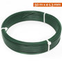 Voir la diapositive 2 : LINXOR Fil d'attache en acier galvanisé plastifié pour grillage ou autre - 50 m x 1.3mm Ø - Vert