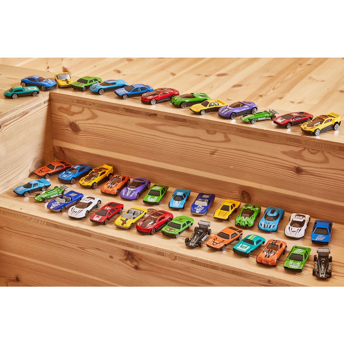 One Two Fun Coffret 40 voitures en métal