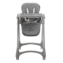 Voir la diapositive 3 : BEBELISSIMO Bebelissimo - Chaise haute évolutive bébé - Pliable - Compacte - Réglable hauteur - De 6 mois à 3 ans (15kg) - gris foncé - Bon Appetit