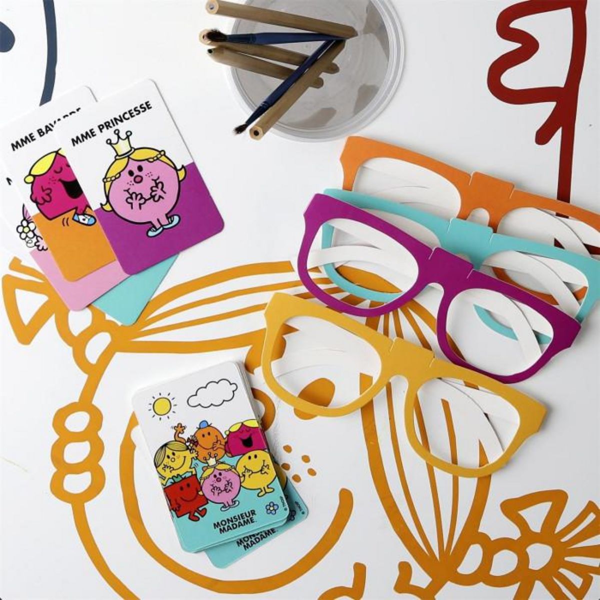 Paris Prix Jeu Qui Suis-Je  Monsieur & Madame®  8cm Multicolore