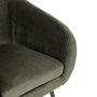 Voir la diapositive 3 : ATMOSPHERA Fauteuil Design en Velours  Solaro  78cm Kaki