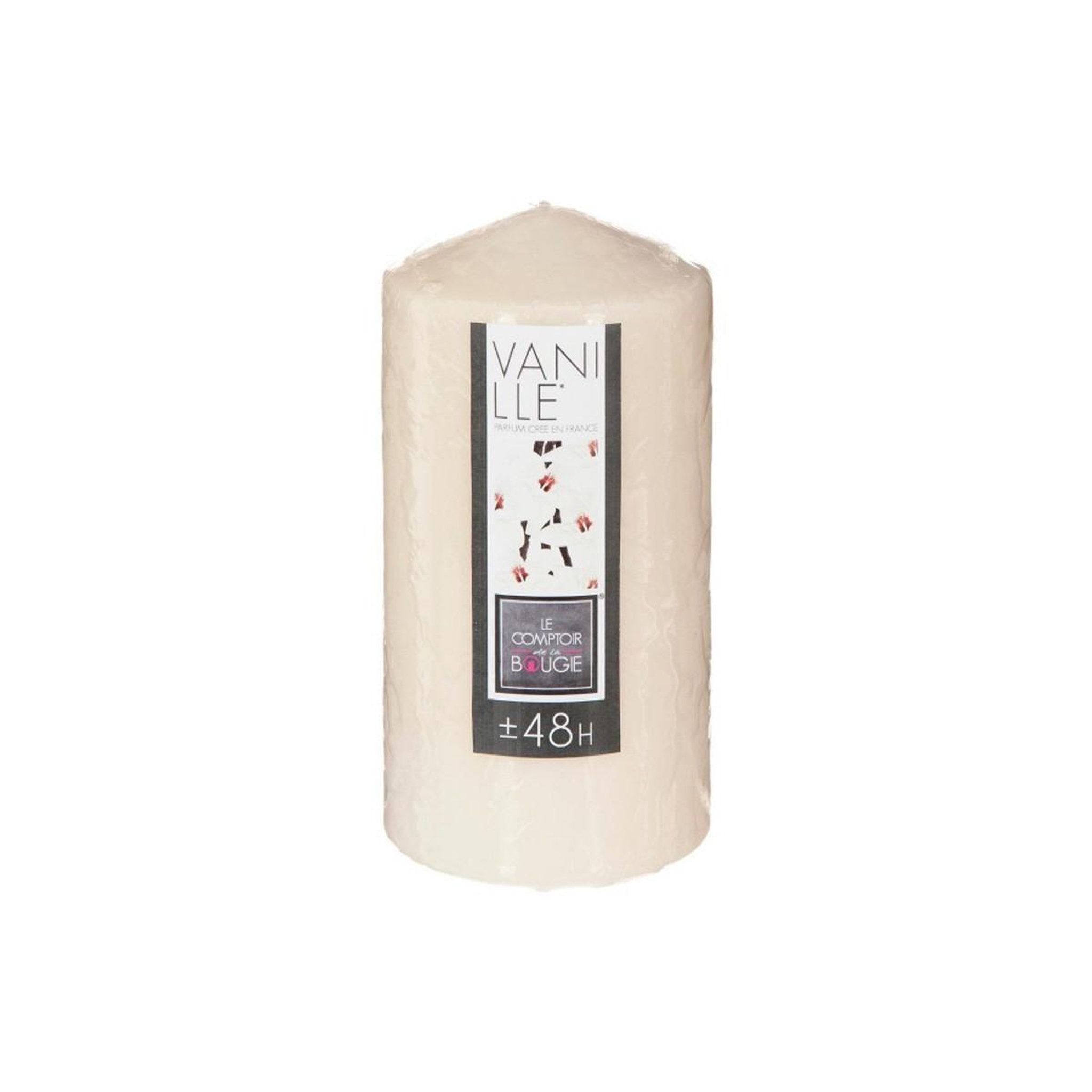 Voir la diapositive 2 : COMPTOIR DE LA BOUGIE Bougie Parfumée Ronde  Tami  395g Vanille