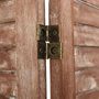 Voir la diapositive 5 : VIDAXL Cloison de separation 6 panneaux Marron 210x165 cm Paulownia