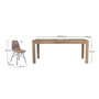 Voir la diapositive 4 : Rendez vous déco Table et chaises de jardin 8 personnes en bois et résine tressée-Tiptur