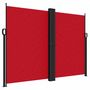 Voir la diapositive 2 : VIDAXL Auvent lateral retractable rouge 180x1200 cm