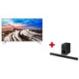 SAMSUNG UE55MU9005 - Téléviseur LED Ultra HD + HW-M4501 - Gris - Barre de son incurvée et caisson de basse sans fil