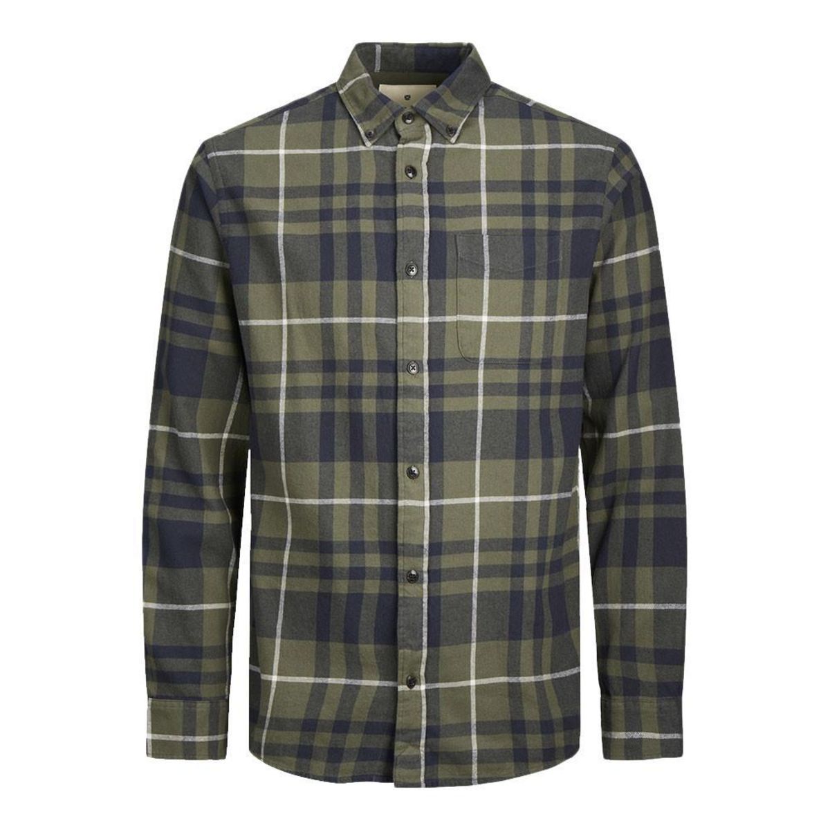 Jack & Jones Chemise Kaki/ à  otifs Homme Jack & Jones Brook Check