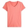 IN EXTENSO T-shirt manches courtes uni rose femme
