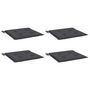 Voir la diapositive 3 : VIDAXL Coussins de chaise de jardin lot de 4 anthracite 50x50x3 cm