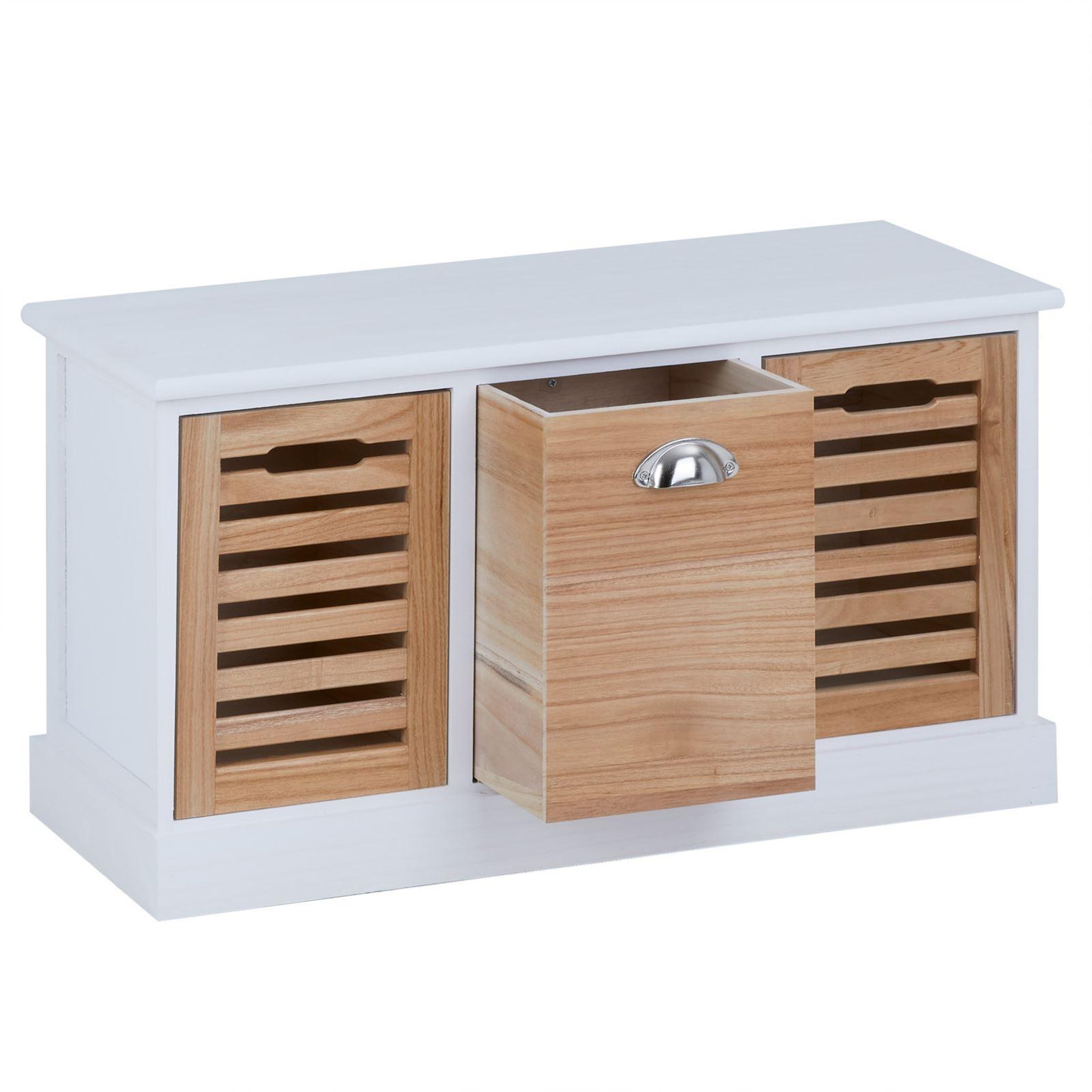 Voir la diapositive 4 : IDIMEX Banc de rangement trient, 3 caisses