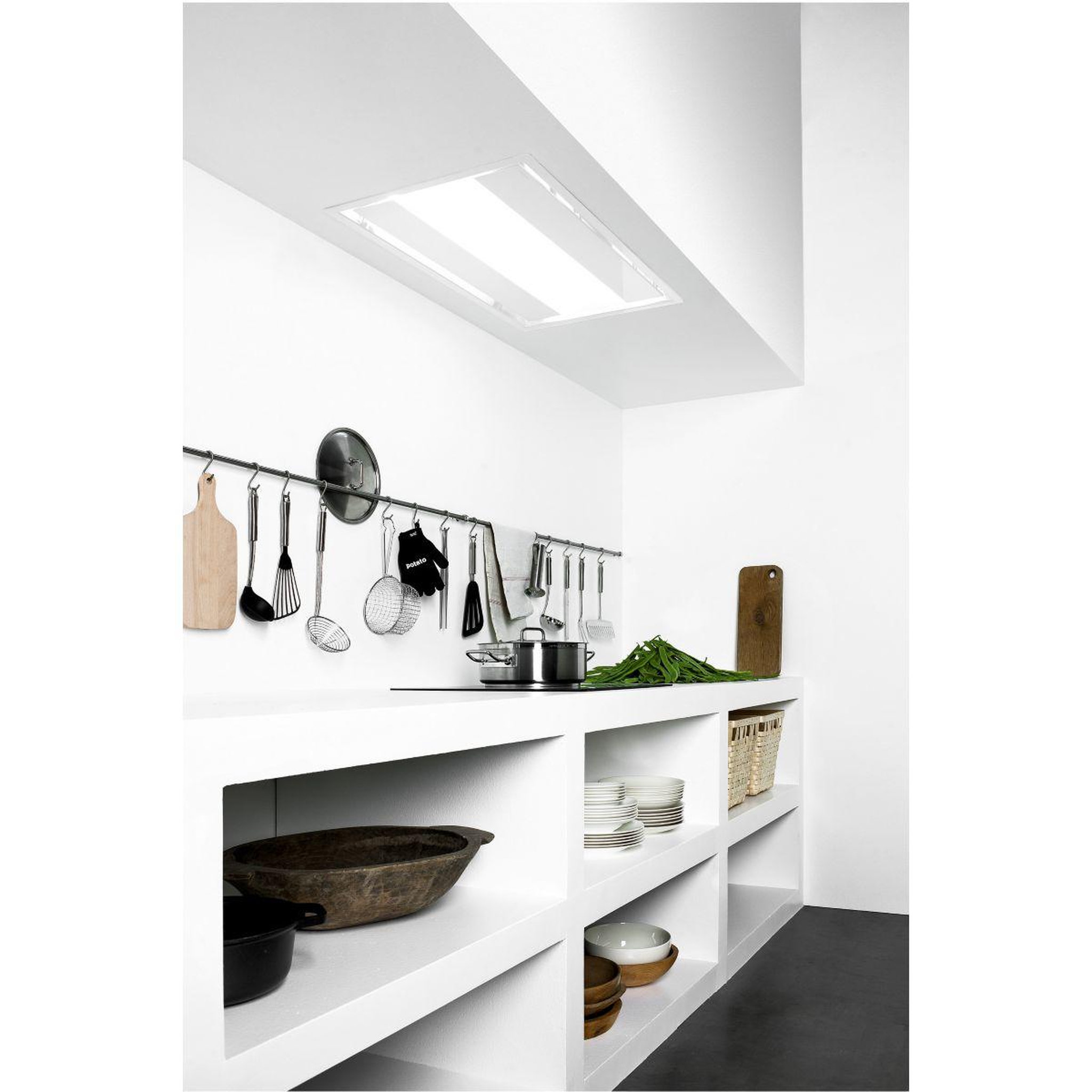 Voir la diapositive 3 : Falmec Hotte plafond cornuvo3412
