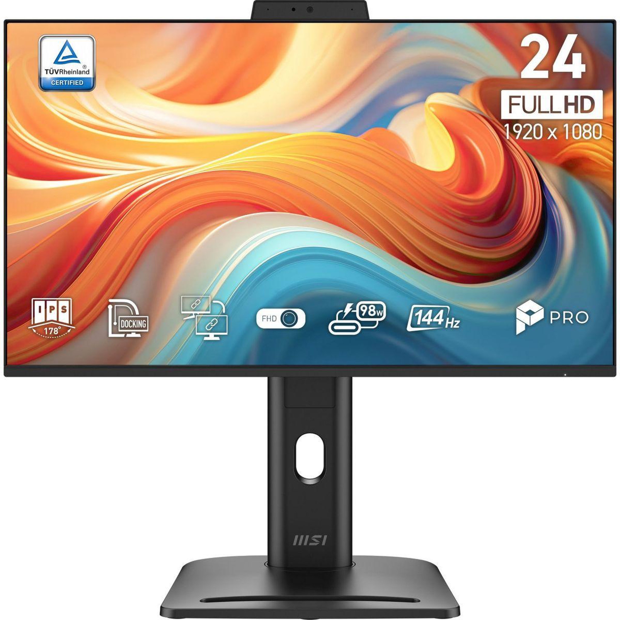 MSI Ecran pc pro mp245pdg 24  ips full hd 144 hz hdr usb-c 98w