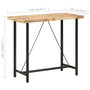 Voir la diapositive 6 : VIDAXL Table de bar 120x58x107 cm Bois de manguier brut