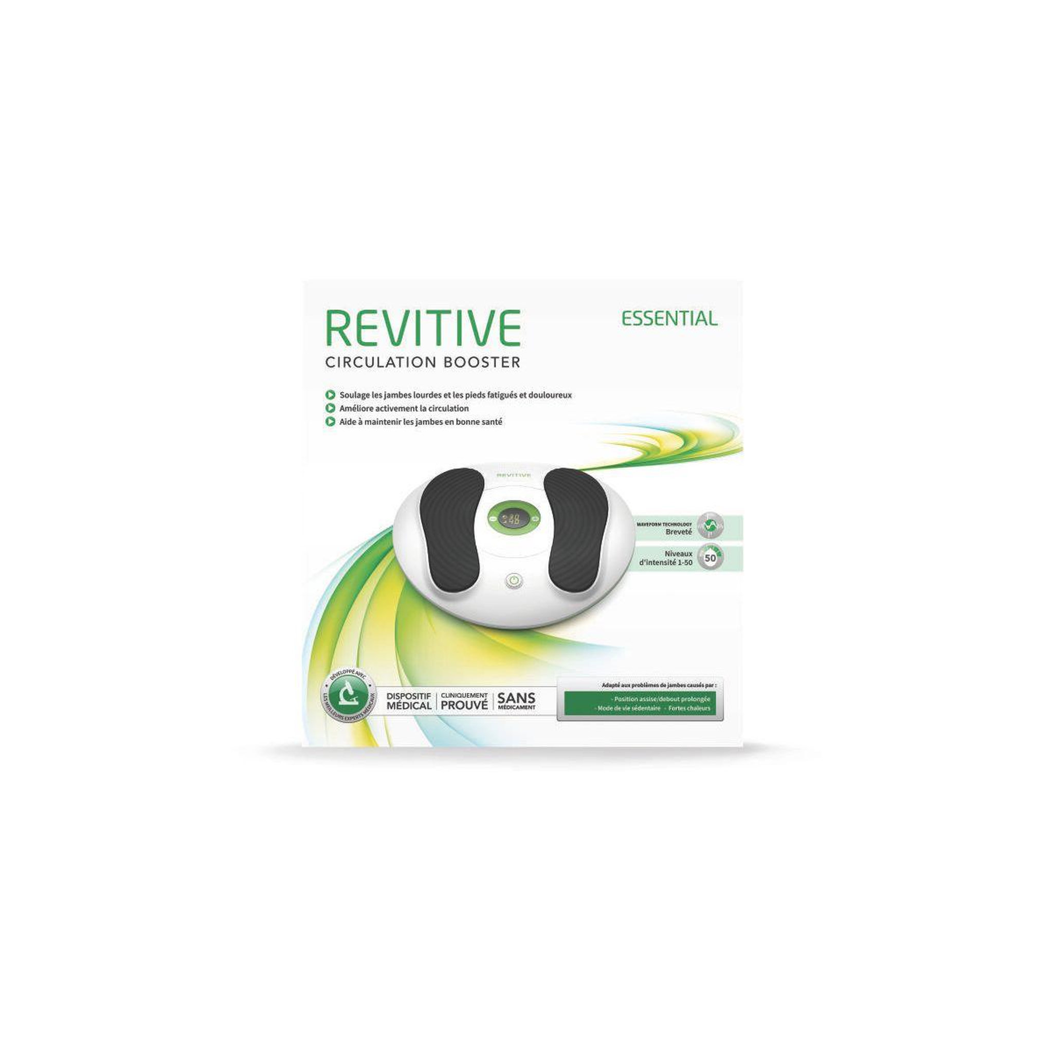 Voir la diapositive 3 : REVITIVE Stimulateur circulatoire essential