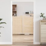 VIDAXL Portes battantes a persiennes 1paire 90x100 cm bois massif Pin