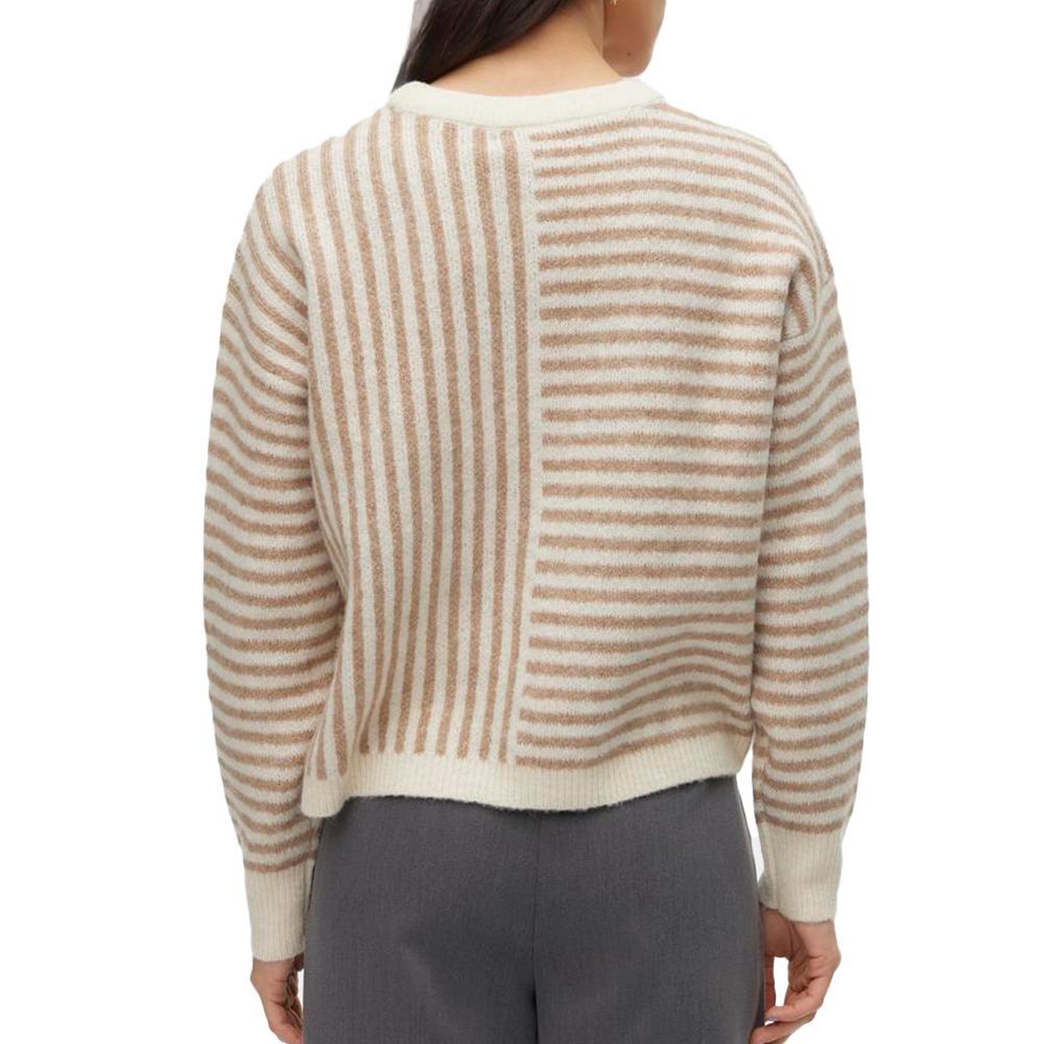 Voir la diapositive 2 : Vero Moda Pull Beige/ Femme Vero Moda Ranus