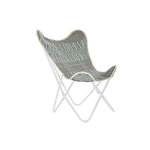 MARKET24 Chaise de jardin DKD Home Decor Bleu Blanc Vert Fer 74 x 65 x 90 cm